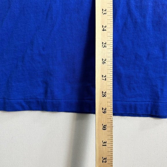 Polo Ralph Lauren The Big Fit Logo Jersey T-Shirt Mens Large Blue Short Sleeve - Picture 9 of 10